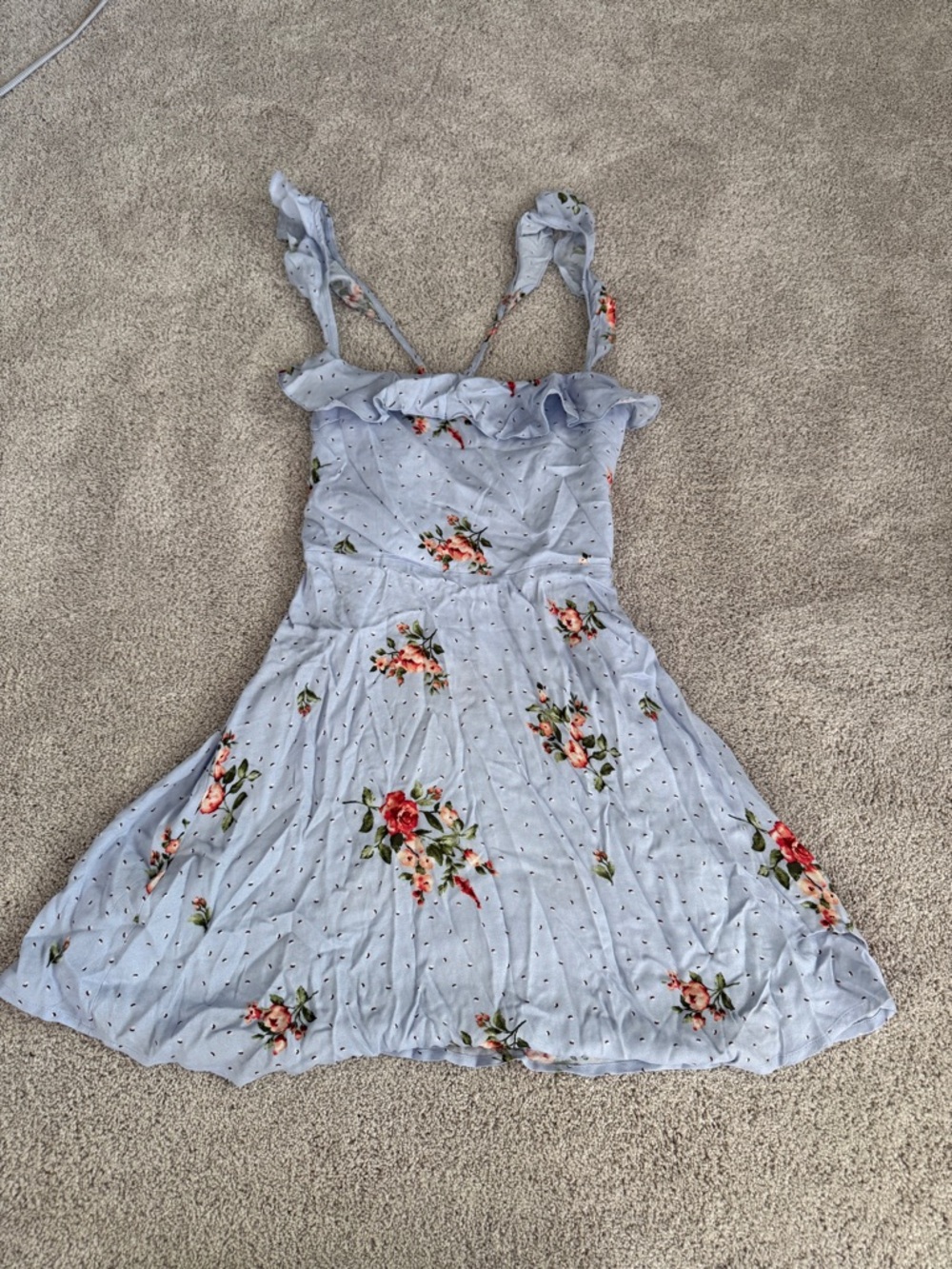 Light Blue Floral Sundress